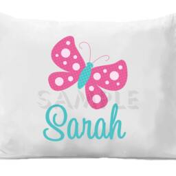 Butterfly Pillow Case Personalized Pillowcase - thumbnail 2