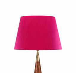 45cm Cerise Pink Floor Lamp Shade in Velvet - Choice Of Lining