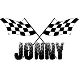 Custom Name Decal - Personalized Gift Racing Wall For Boys Room Flag & Sticker Vwaq-Ttc1-P - thumbnail 2