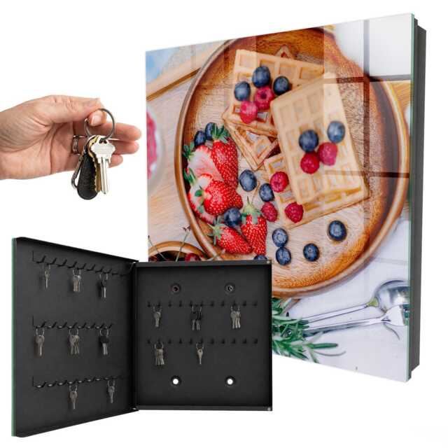 Fruit Breakfast Key Cabinet For Home, Brown Box Photographic Food, Healthy Lifestyle Enthusiasts - image 1