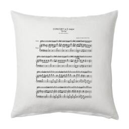 Sheet Music Pillow Cover - Chopin, Schubert, Bach, Wagner, Beethoven, Vivaldi, Debussy, Pachelbel - thumbnail 3