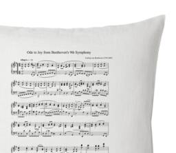 Sheet Music Pillow Cover - Chopin, Schubert, Bach, Wagner, Beethoven, Vivaldi, Debussy, Pachelbel - thumbnail 1