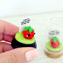 "Kawaii Tomato Desk Dome - " - thumbnail 2