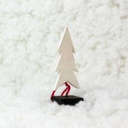 Handmade Ceramic Christmas Tree With Base, 2021, Bookshelf Decoration, Modern Home Decor, Artwork, Athenian Street Stories - thumbnail 3