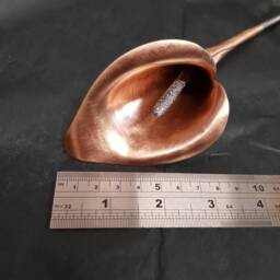 Bronze Calla Lily, Girlfriend Gift, Wife Present, 8Th Wedding Anniversary, Alternative Decor, Metal Flower, Memorial Bronze - thumbnail 4