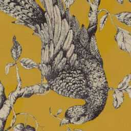 Zoffany, Darnley Toile, Tigers Eye, Mustard Gold Silk Velvet Cushion Cover, Throw Pillow Homeware Decor - thumbnail 2