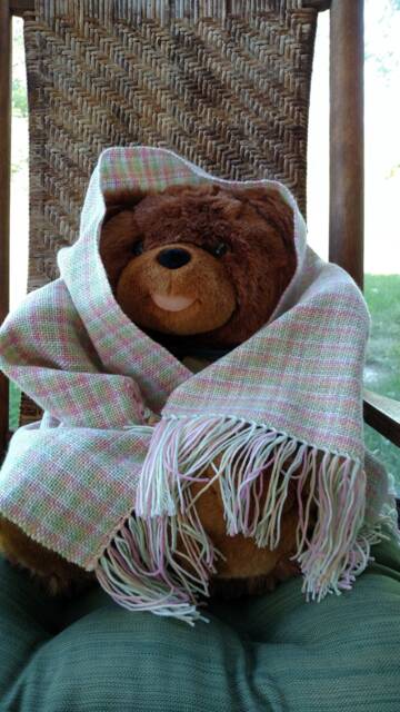 Plaid Baby Blanket. Throw Soft Washable Lap Newborn #18W05 - image 1