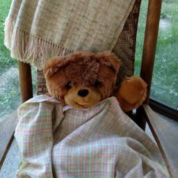 Plaid Baby Blanket. Throw Soft Washable Lap Newborn #18W05 - thumbnail 4