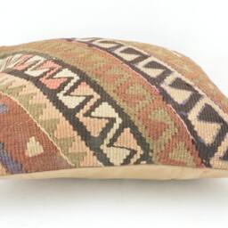 Kilim Cushion Cover, Pillow, Home Decor, Konya Wool Cushion, Unico, 40x40 cm , 16x16Inc, Decor , Decorative Pillow, K 16 - thumbnail 3