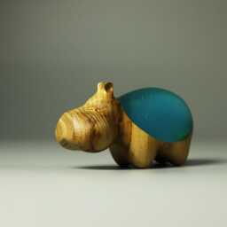 Duo Hippopotamus Sculpture - 15 - thumbnail 2