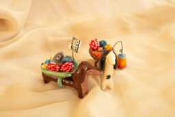 Ceramic Dachshund Lucky Dog Handcrafted Whimsical Decor - thumbnail 1