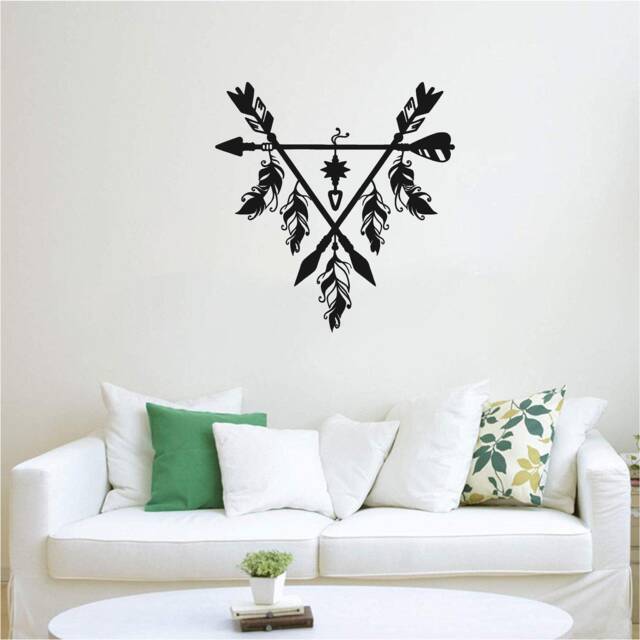 Dream Catcher Vinyl Wall Art, Decal, Sticker, Transfer, Mural, Removable, Decoration, Interior, Exterior, Peel & Stick, - 0858 - image 1
