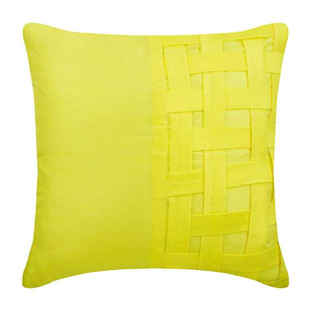 "Designer Yellow European Pillowcase 24""x24""/26""x26" - image 1