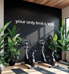 Your Only Limit Is You. Gym Wall Decal, Classroom Decor, Physical Therapy Office Sign, Business Engineering Dorm Room Sign - thumbnail 1