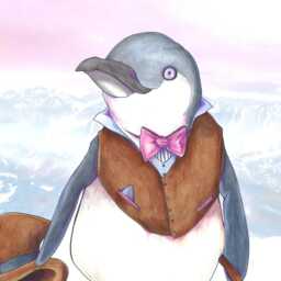 Wilhelm, Gentleman Penguin - 8x10 Or 11x14 Print Cute Animals Art - Gentlemen Series - thumbnail 2