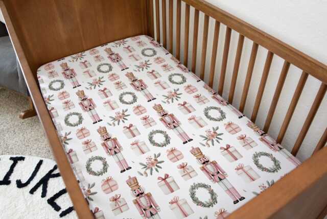 Christmas - Nutcracker -Pink, Bedding, Duvet Covers, Fitted Sheets, Festive Bedding, & Presents Kids Bedding - image 1