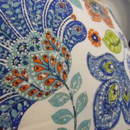 Floral Paisley Pillow Cover Cotton Spring Summer Home Decor - thumbnail 3