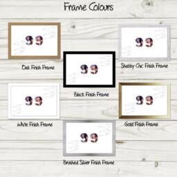Personalised Photo Frame For Signing Any Age 1-99 Birthday Anniversary Unique Gift Present Cut Out Numbers Double Mounted , 14028D - thumbnail 2