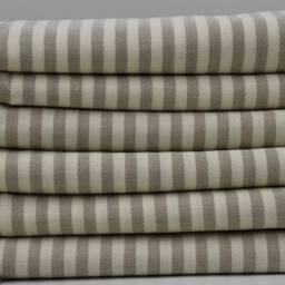 "Beige Striped Towel, Bath Towel, Hammam Towel, Turkish Towel, 40""x68" - thumbnail 2
