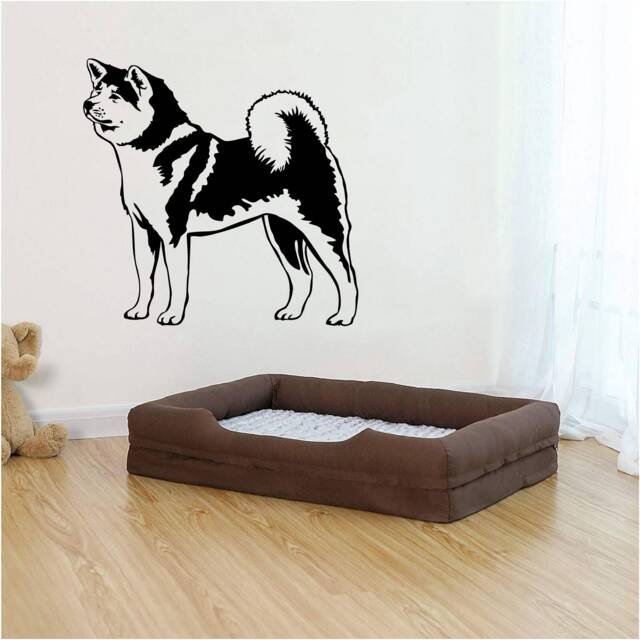 Japanese Akita Self Adhesive Vinyl Wall Art, Decal, Transfer, Mural, Interior Or Exterior Use - 32 Colours, 5 Sizes, Home Decor 1001 - image 1