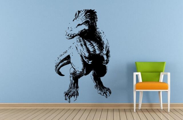 Dinosaur Ancient Animal Predator T-Rex Reptile Window Or Wall Car Vinyl Peal & Stick Removable Sticker Decal L1513 - image 1