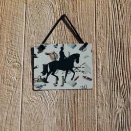 Dressage Horse-English Riding Motif - Horse Lover Gift - Barn Printed Metal Sign - Outdoor Decor - Indoor Wall Decor-Equestrian - thumbnail 2