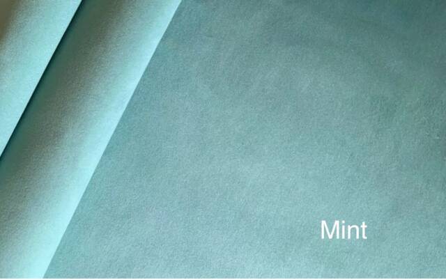 Headboard Cover - Velvet Pastel Colours. Custom Made To Fit Existing Headboard, See Description For Full Details - image 1