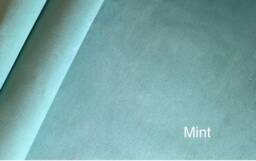 Headboard Cover - Velvet Pastel Colours. Custom Made To Fit Existing Headboard, See Description For Full Details - thumbnail 1