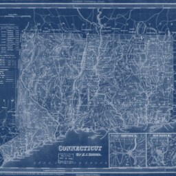 Antique Connecticut Map Print Vintage Wall Art, Canvas Or Paper - thumbnail 3