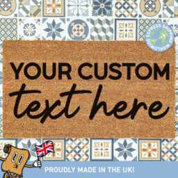Your Custom Text Here Doormat, Personalized Housewarming Gift, Funny Closing Create Own, Best Gift - thumbnail 1