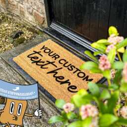 Your Custom Text Here Doormat, Personalized Housewarming Gift, Funny Closing Create Own, Best Gift - thumbnail 2