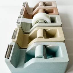 Tape Dispenser - Concrete Office Organization Cute Supplies Modern Home Decor - thumbnail 2