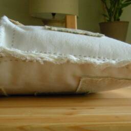 Patched & Frayed Pillow Cover - thumbnail 4