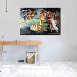 Sandro Botticelli The Birth Of Venus, Wall Hangings, Art, Canvas Print Art Framed - thumbnail 3