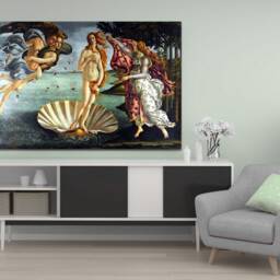 Sandro Botticelli The Birth Of Venus, Wall Hangings, Art, Canvas Print Art Framed - thumbnail 2