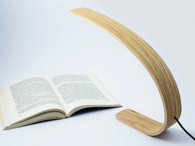 Malsimpla Handmade Wooden Table Lamp 1500 Lumen, 29 X 25 9 cm, Cct, 2700K, 6200K, Oak - image 1
