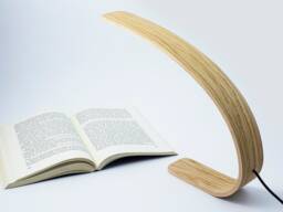 Malsimpla Handmade Wooden Table Lamp 1500 Lumen, 29 X 25 9 cm, Cct, 2700K, 6200K, Oak - thumbnail 1