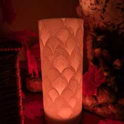 Art Deco Style Dragon Scales Rechargeable Mood Lamp - thumbnail 2