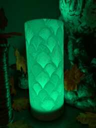 Art Deco Style Dragon Scales Rechargeable Mood Lamp - thumbnail 1