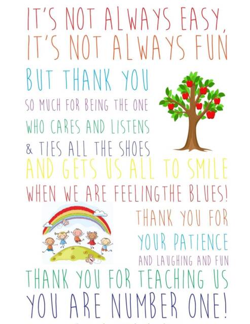 Teacher Gift, Thank You Teacher, Teacher Present, End Of Term Nursery Preschool Key Worker - image 1