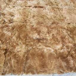 Luxury Hypoallergenic 100% Peruvian Suri Baby Alpaca Rug Carpet - 300 X 300 cm Natural Beige - No Colorants, Organic, Ultra Silky, Soft - thumbnail 2