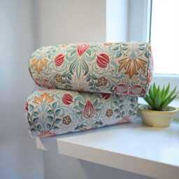 William Morris Bolster Quality Cushion, Persian Tapestry Fabric, Handmade Pillow - 50x20cms C/W Inner, Country Home Decor, Scatter Cushion - thumbnail 4
