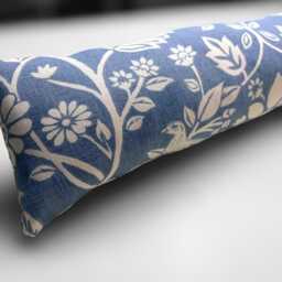Blue Woodland Hare & Pheasant Heavy Draught Excluder - 70-200cm, Weighted Draft Stopper, Windows & Doors - thumbnail 3