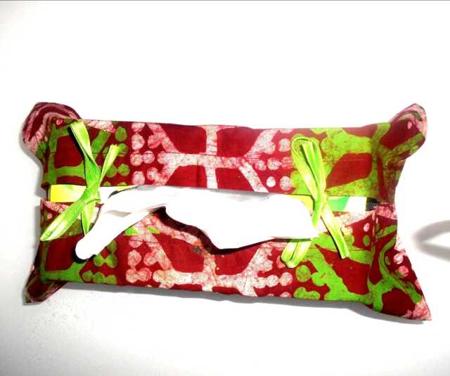 Batik Tissue Box Cover - image 1