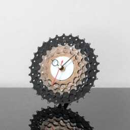 Metal Clock, Wall Industrial Unique Bike Modern Desk Steampunk Bicycle Clock