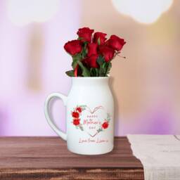 Personalized Gift For Mum Vase, Mother's Day Gift, , Mom, Mum, Mum Birthday - thumbnail 1
