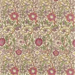William Morris Pink & Rose Linen Cushion Cover Floral Throw Pillow - thumbnail 4