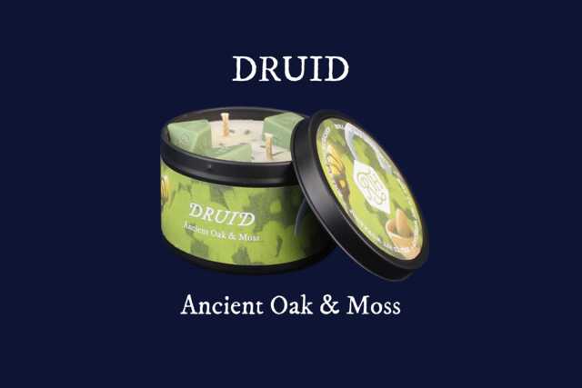 Druid D&d Candle - Dnd Handmade Soy Wax Rpg Fantasy Gift Idea For Him Or Her Dungeons & Dragons - image 1