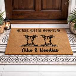 Finn's House Entry Mat - Unique Personalized Pet Sign Dog Mom Home D??cor - thumbnail 4