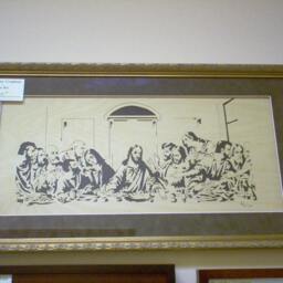 The Last Supper Woodcut. Hand Cut in Baltic Birch - thumbnail 2